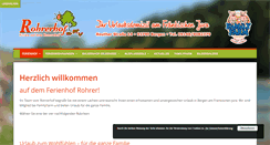 Desktop Screenshot of ferienhaus-rohrer.de