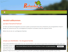 Tablet Screenshot of ferienhaus-rohrer.de